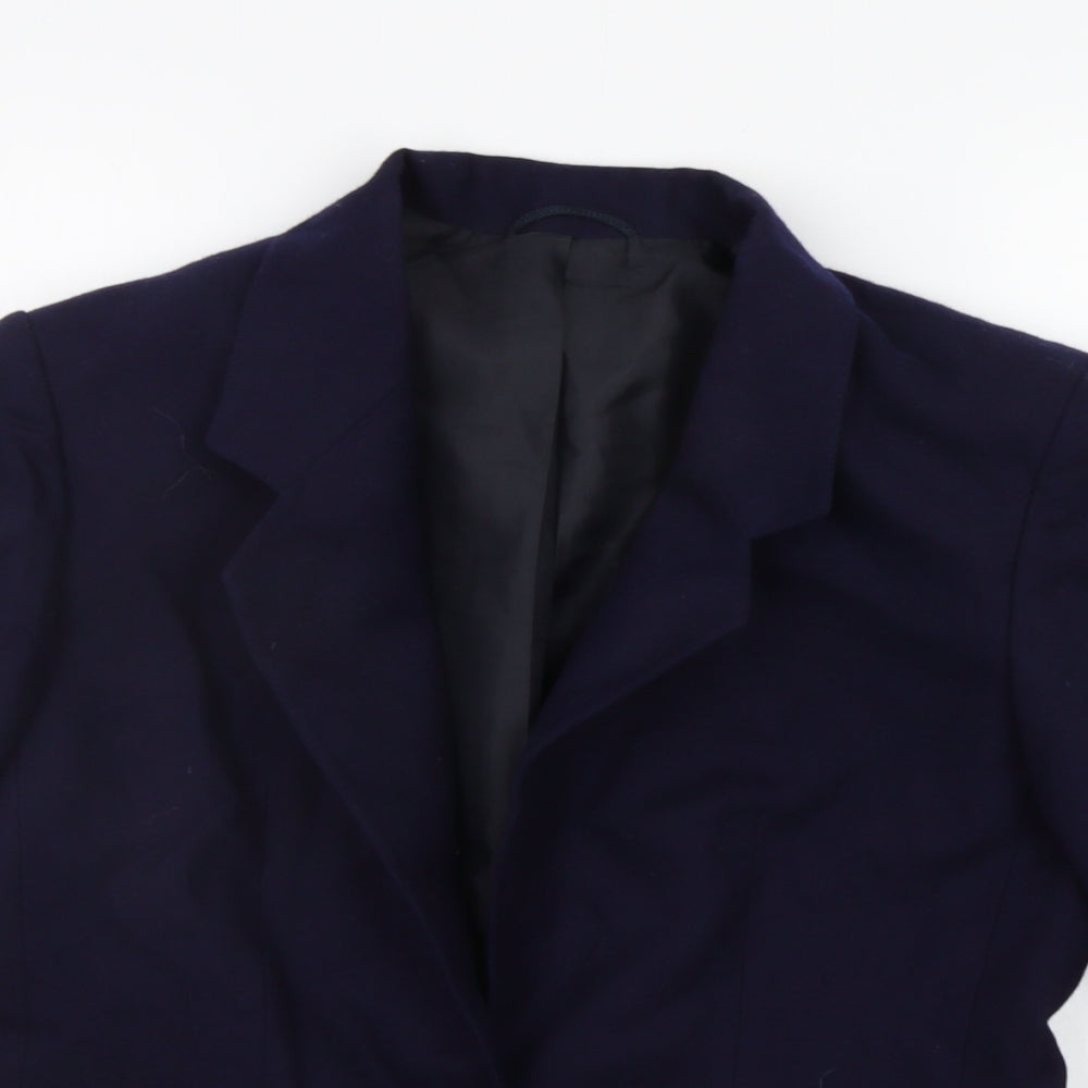 ST MICHAEL Womens Blue   Jacket Coat Size 12