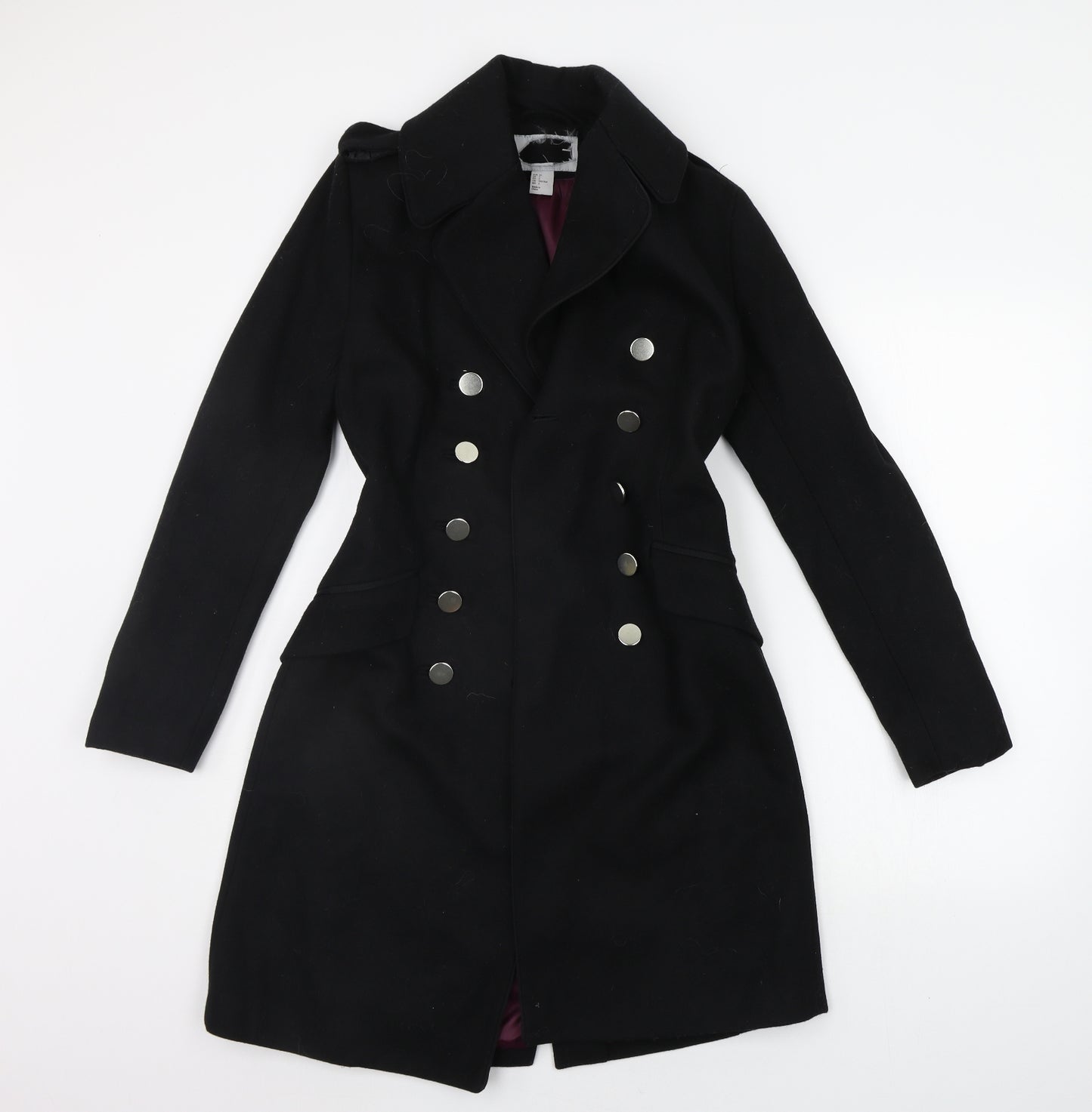 Preworn Womens Black   Jacket Coat Size 4