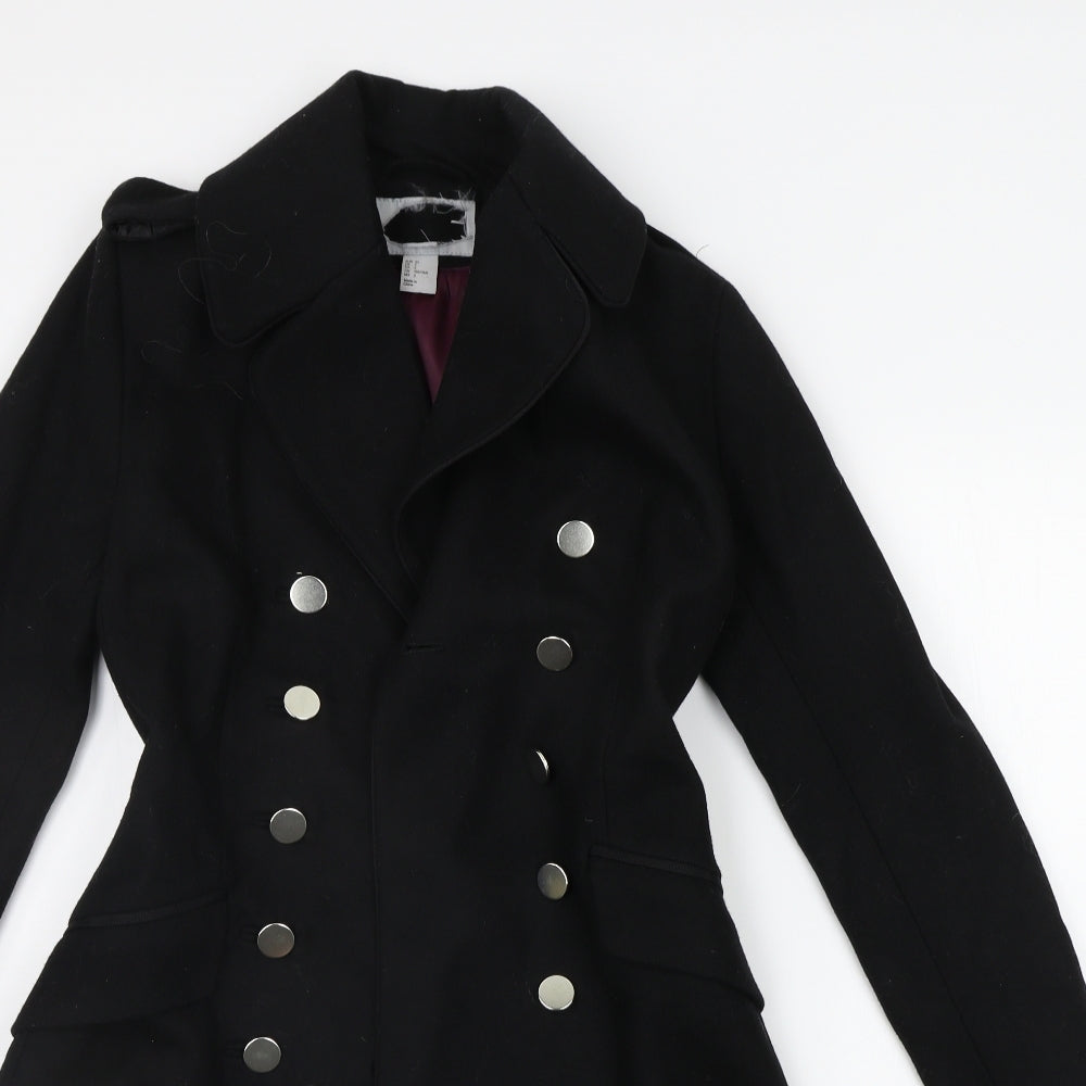 Preworn Womens Black   Jacket Coat Size 4