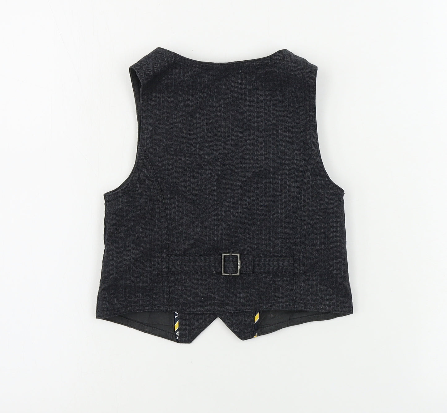 H&M  Boys Black   Jacket Waistcoat Size 3-4 Years