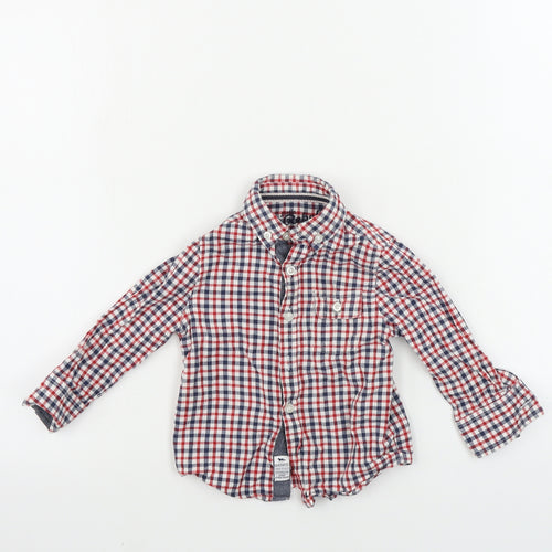 Primark  Boys Red Check  Basic Button-Up Size 12-18 Months