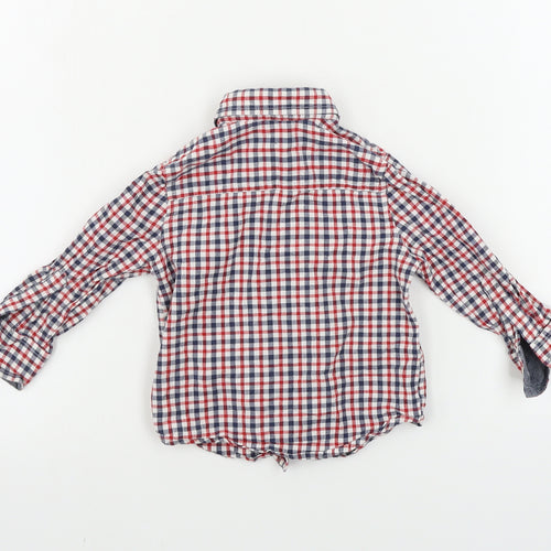 Primark  Boys Red Check  Basic Button-Up Size 12-18 Months