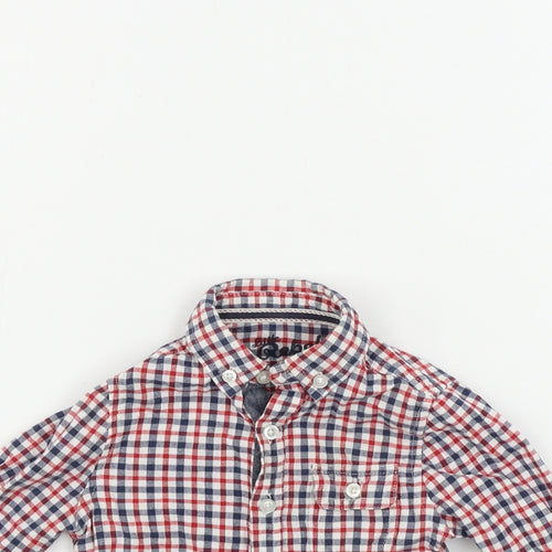 Primark  Boys Red Check  Basic Button-Up Size 12-18 Months