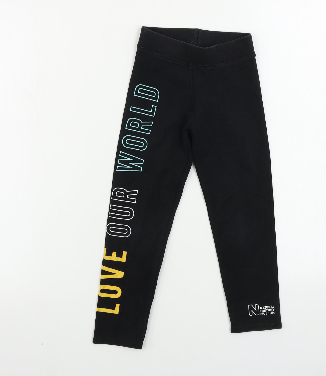 John Lewis  Girls Black   Jegging Trousers Size 6 Years