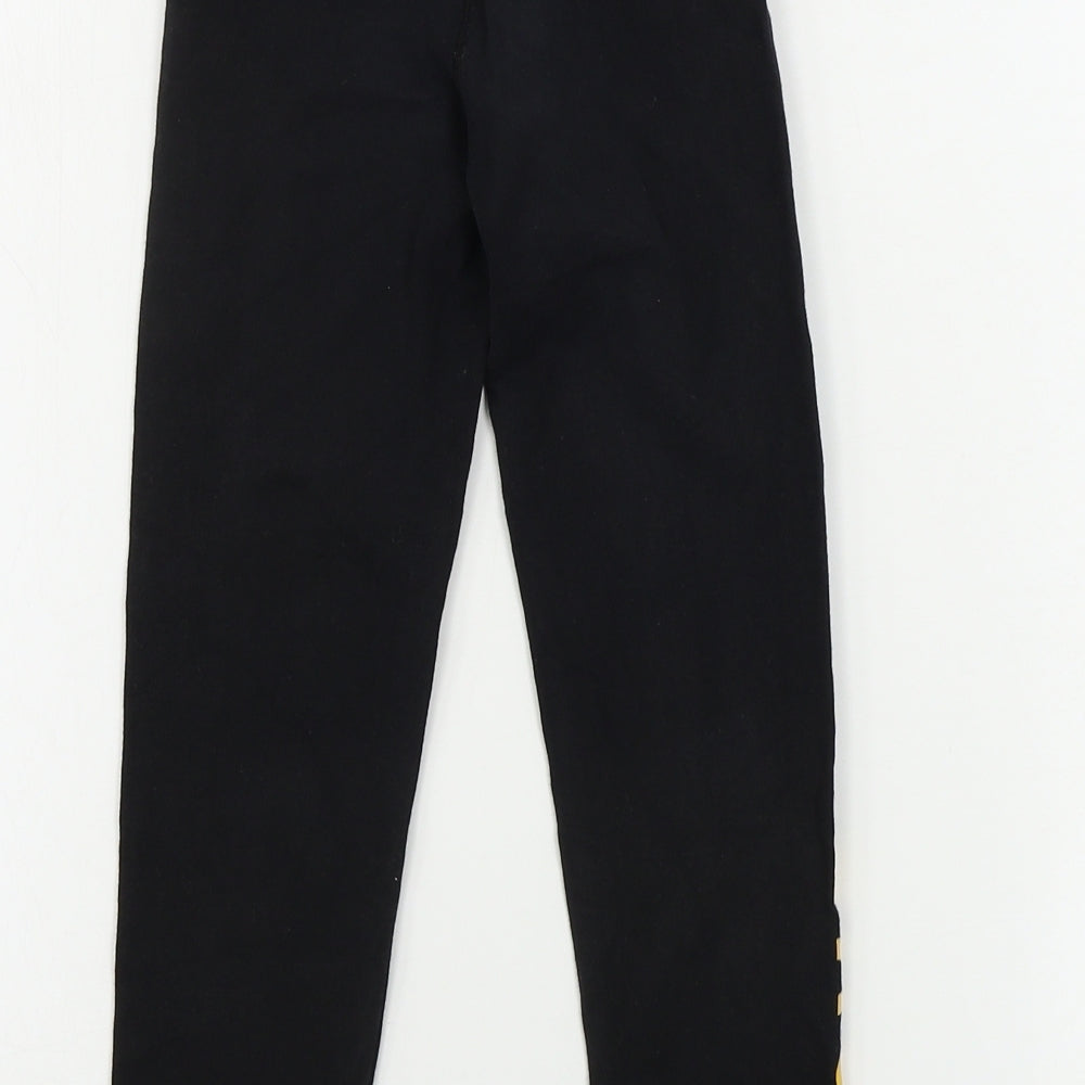 John Lewis  Girls Black   Jegging Trousers Size 6 Years