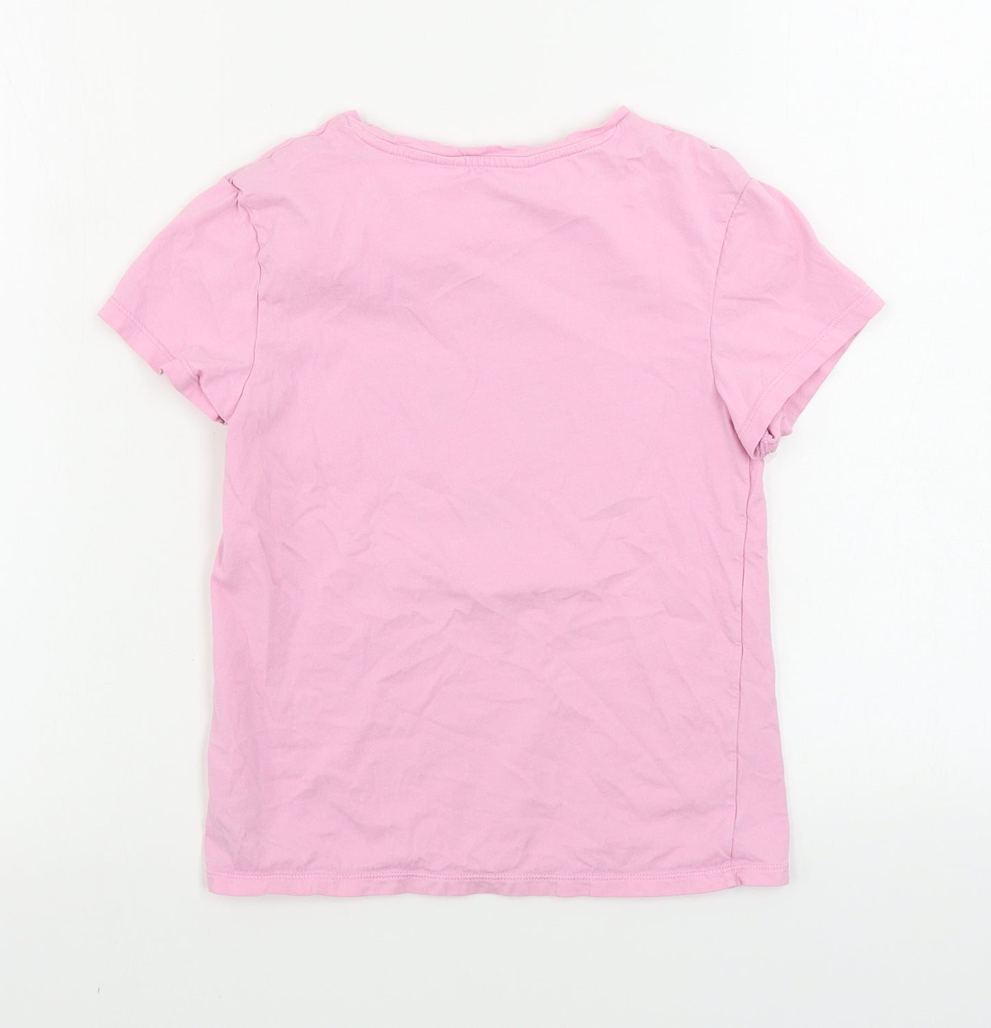 H&M  Girls Pink   Basic T-Shirt Size 9-10 Years