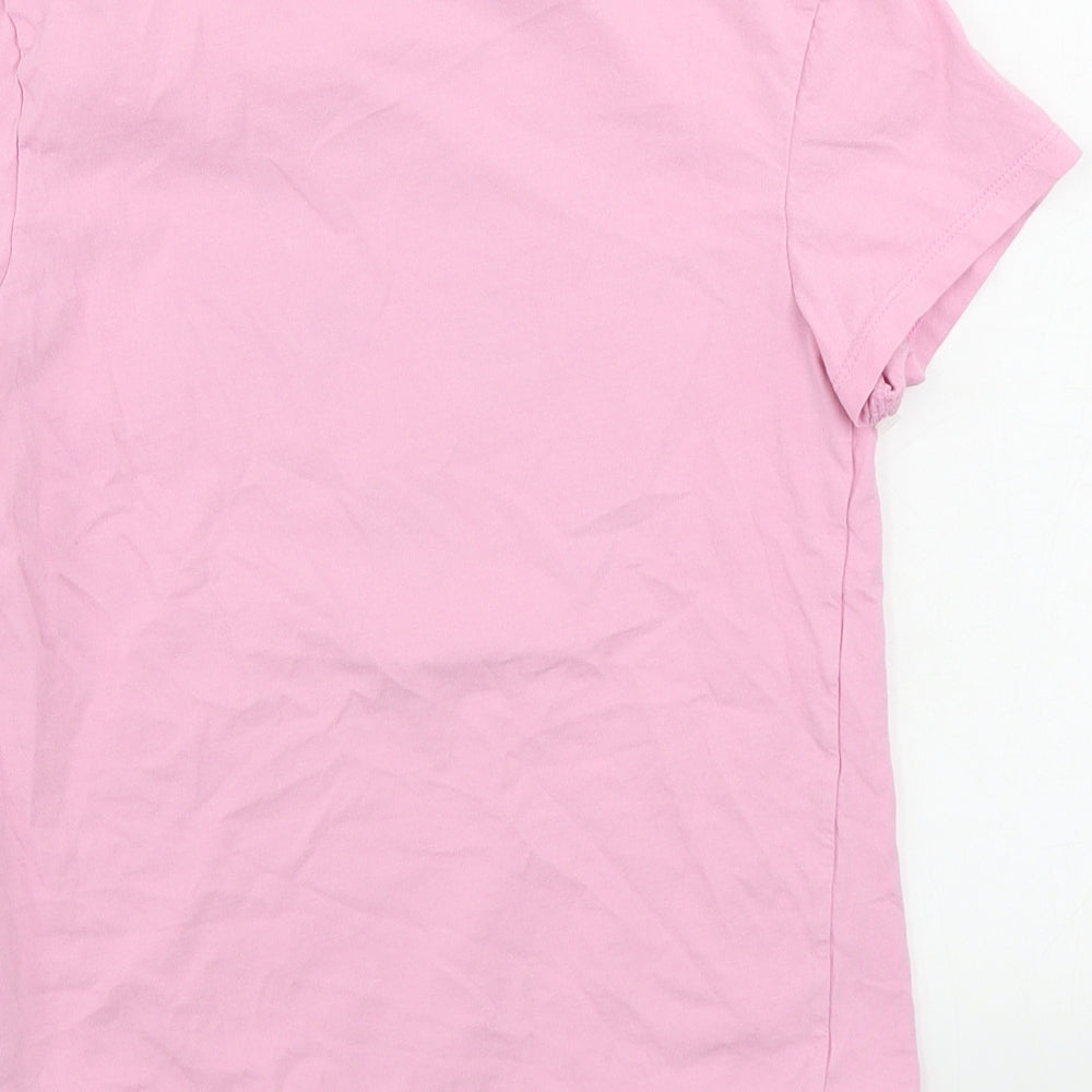 H&M  Girls Pink   Basic T-Shirt Size 9-10 Years