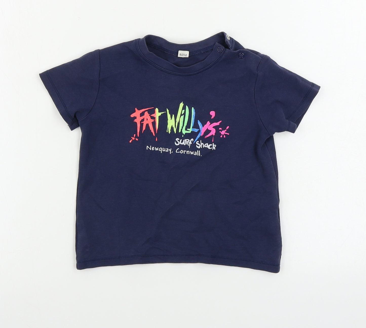 BabyBugz  Girls Blue   Basic T-Shirt Size 18-24 Months