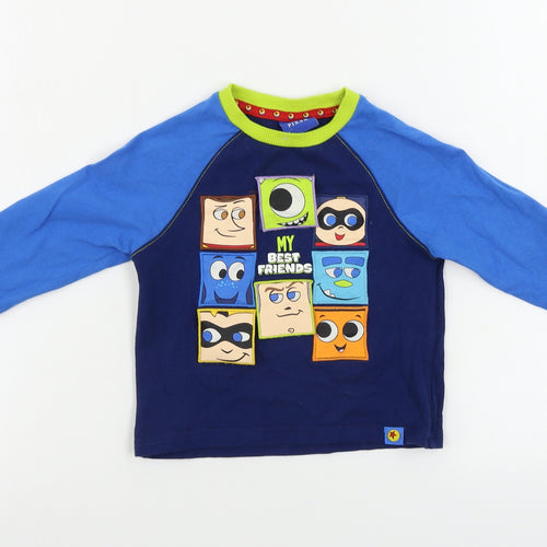 TU Boys Blue   Basic T-Shirt Size 2 Years  - TOY STORY