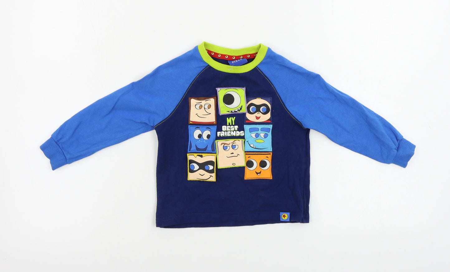 TU Boys Blue   Basic T-Shirt Size 2 Years  - TOY STORY