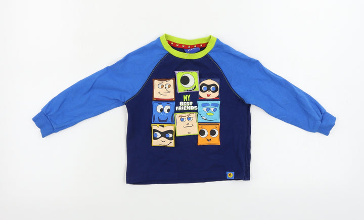 TU Boys Blue   Basic T-Shirt Size 2 Years  - TOY STORY
