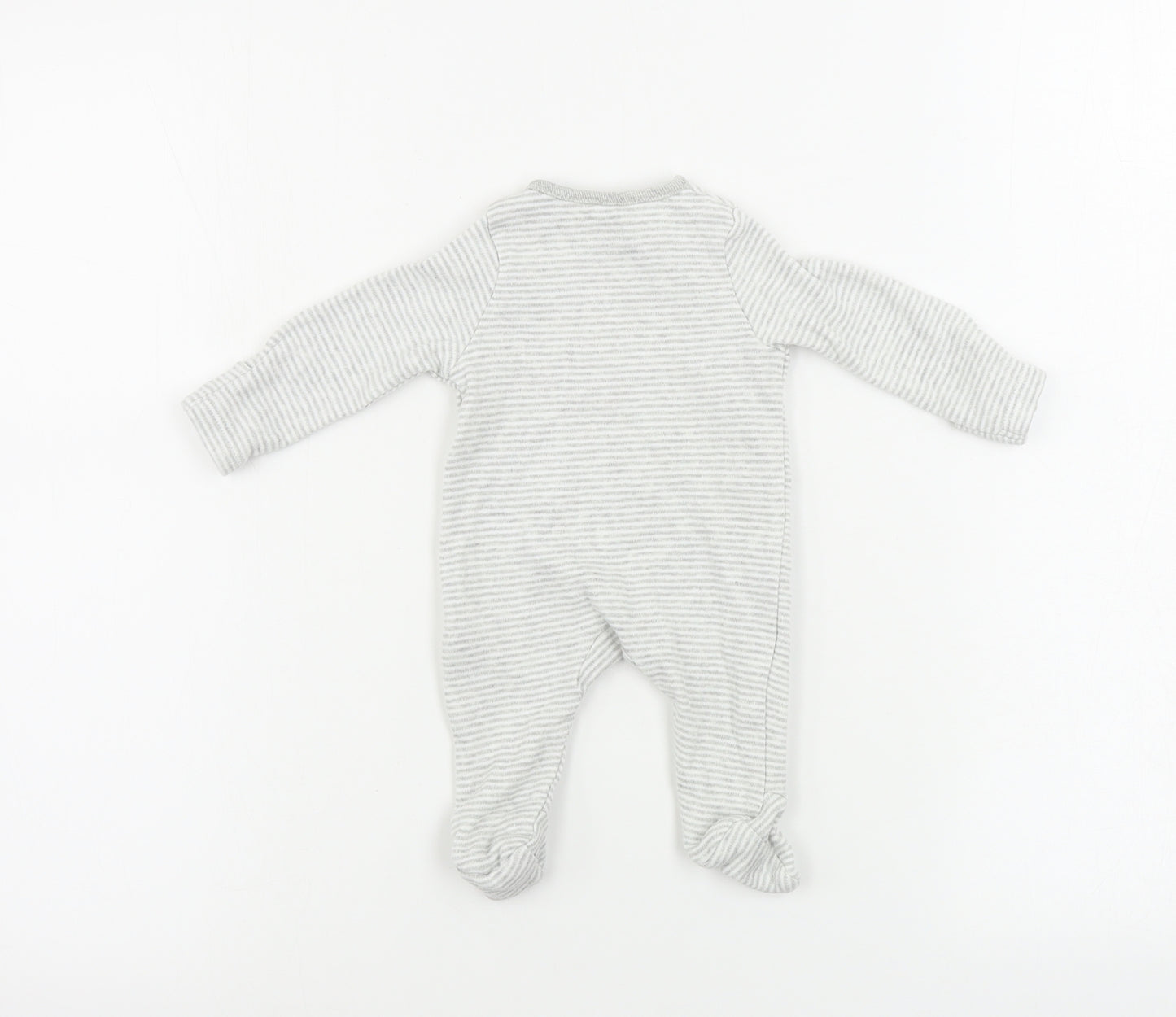 F&F  Boys Grey   Babygrow One-Piece Size Newborn
