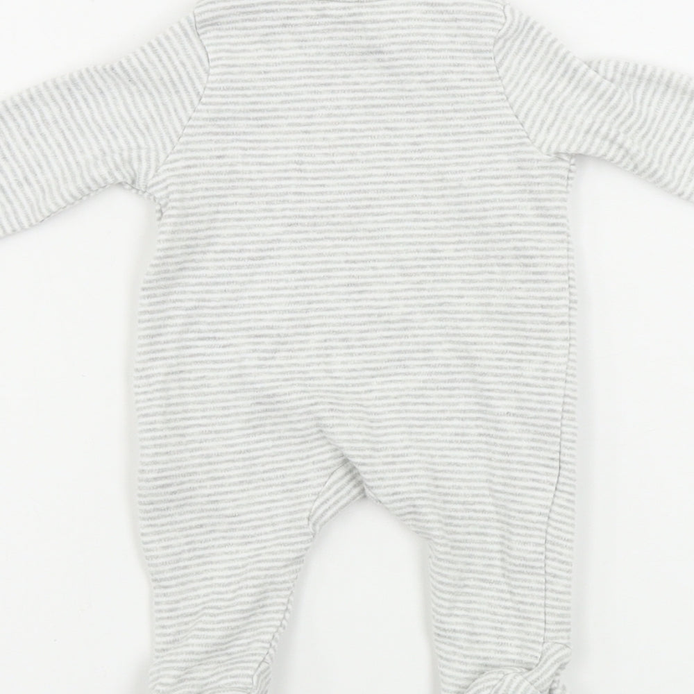 F&F  Boys Grey   Babygrow One-Piece Size Newborn