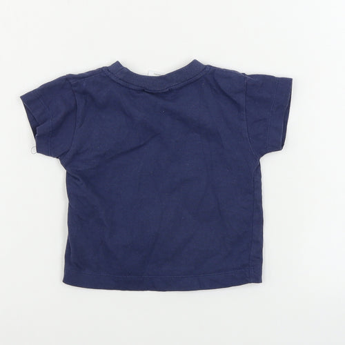 Ladybird Boys Blue   Basic T-Shirt Size 3-6 Months