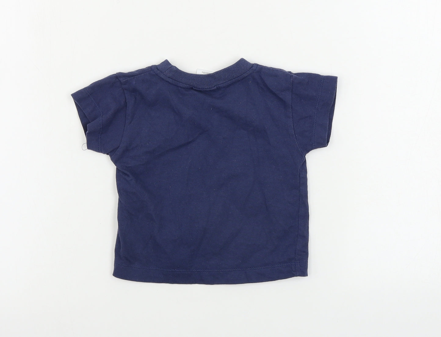 Ladybird Boys Blue   Basic T-Shirt Size 3-6 Months