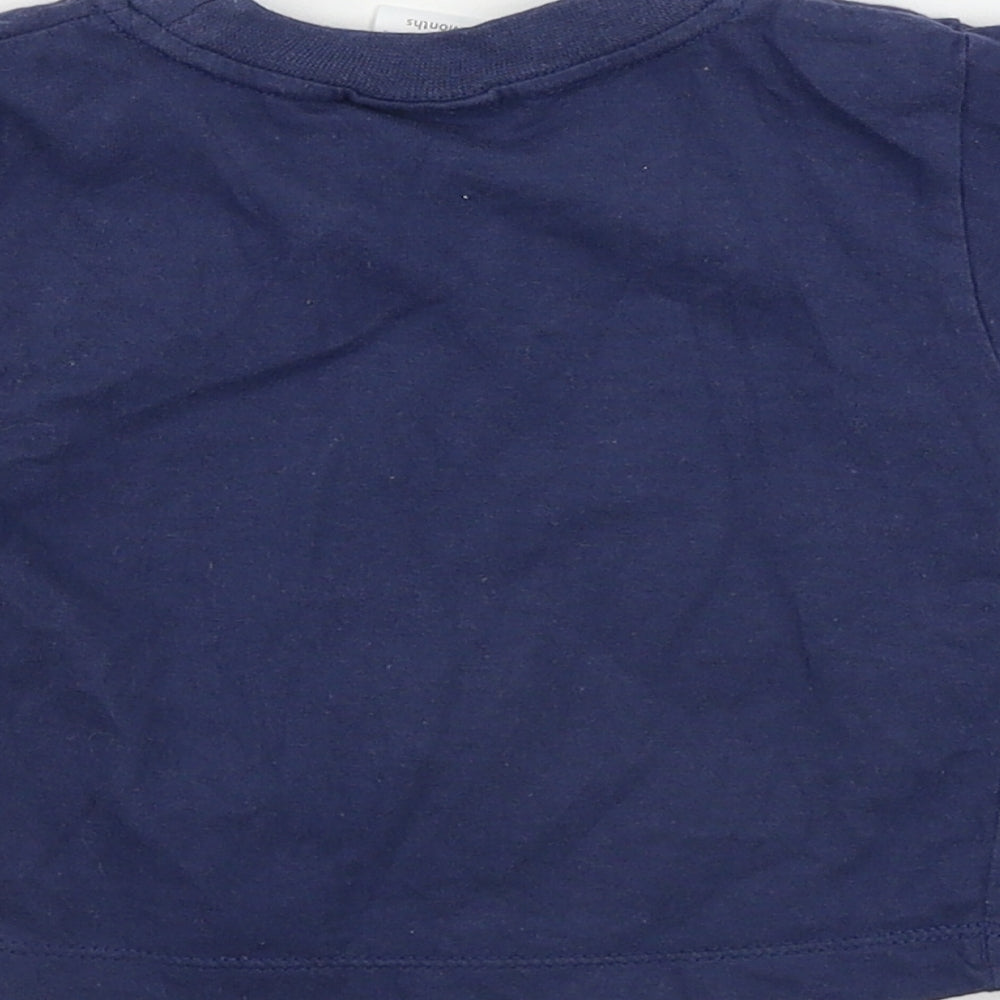 Ladybird Boys Blue   Basic T-Shirt Size 3-6 Months