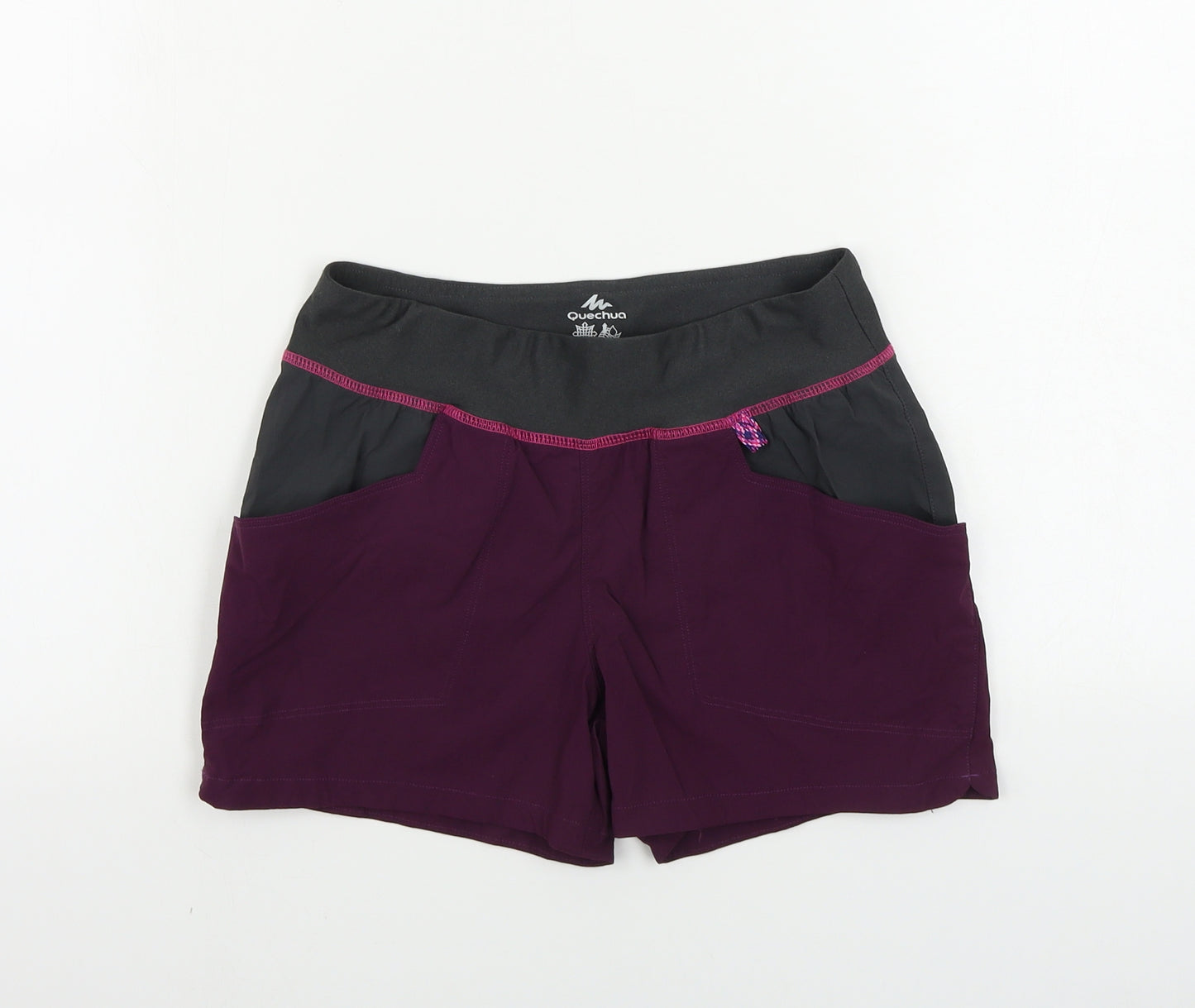 DECATHLON  Girls Purple   Sweat Shorts Size 14-15 Years