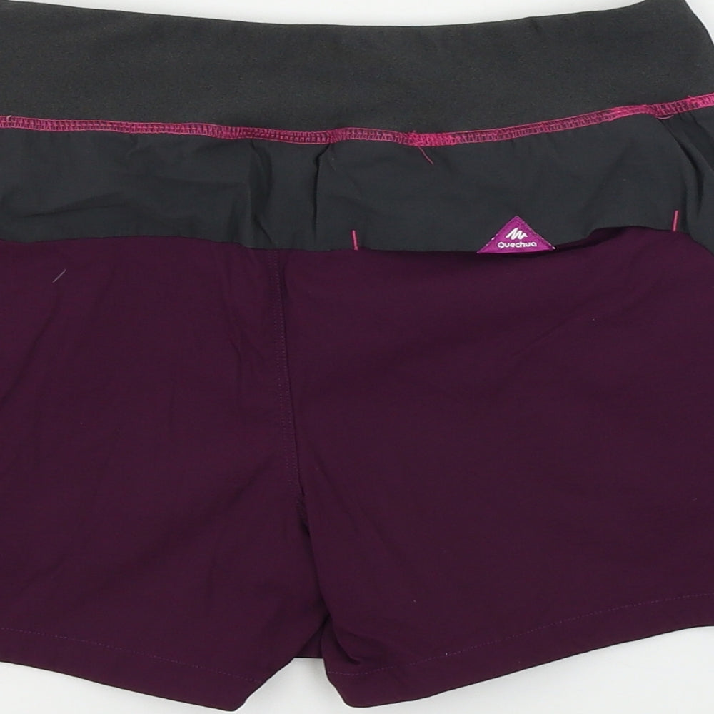 DECATHLON  Girls Purple   Sweat Shorts Size 14-15 Years