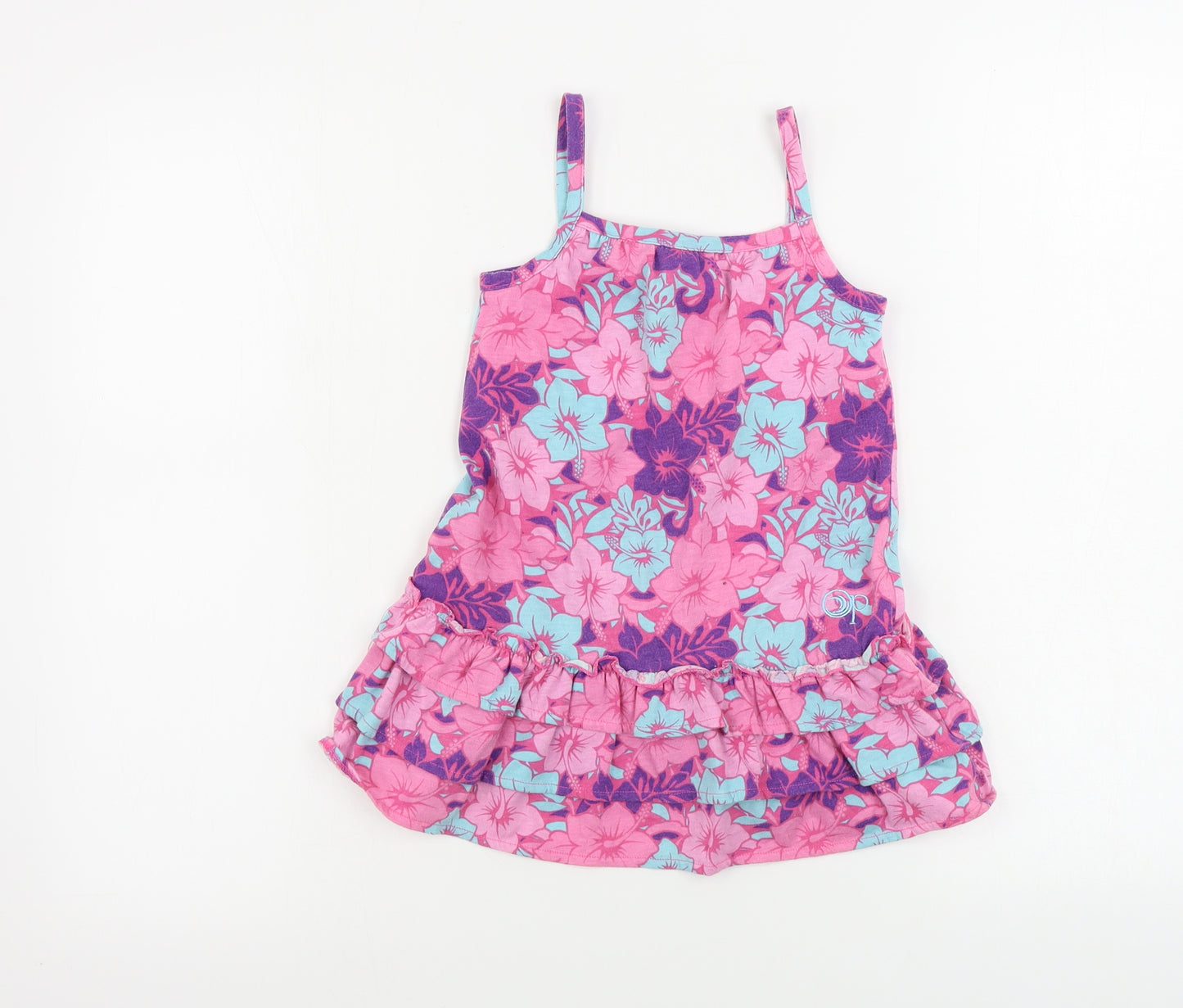 Op Girls Pink Floral  A-Line  Size 3-4 Years