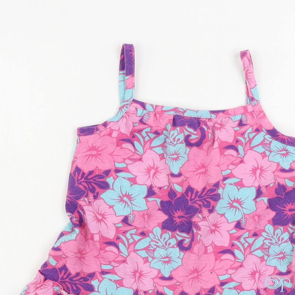 Op Girls Pink Floral  A-Line  Size 3-4 Years