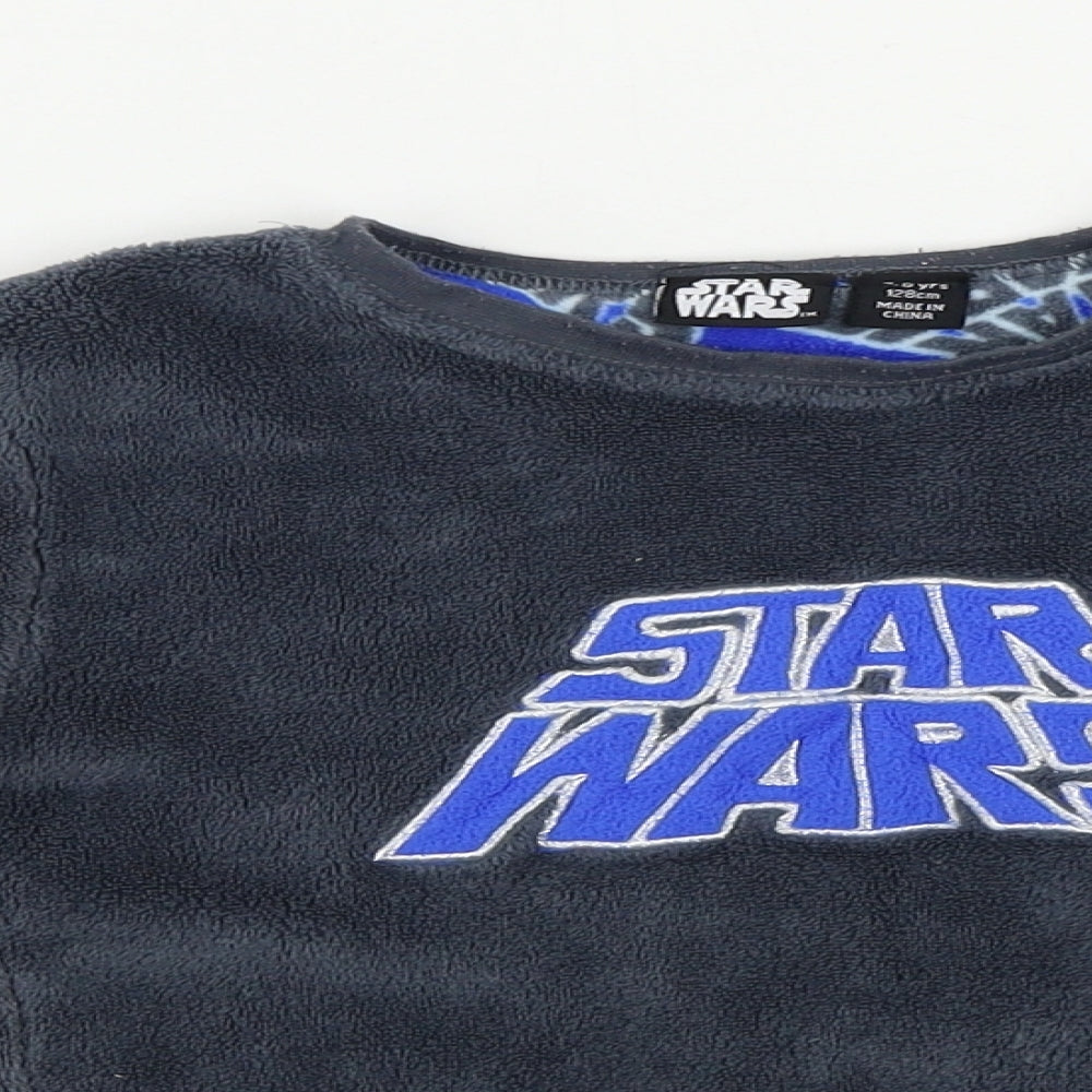 Primark  Boys Grey   Pullover Jumper Size 7-8 Years  - STAR WARS