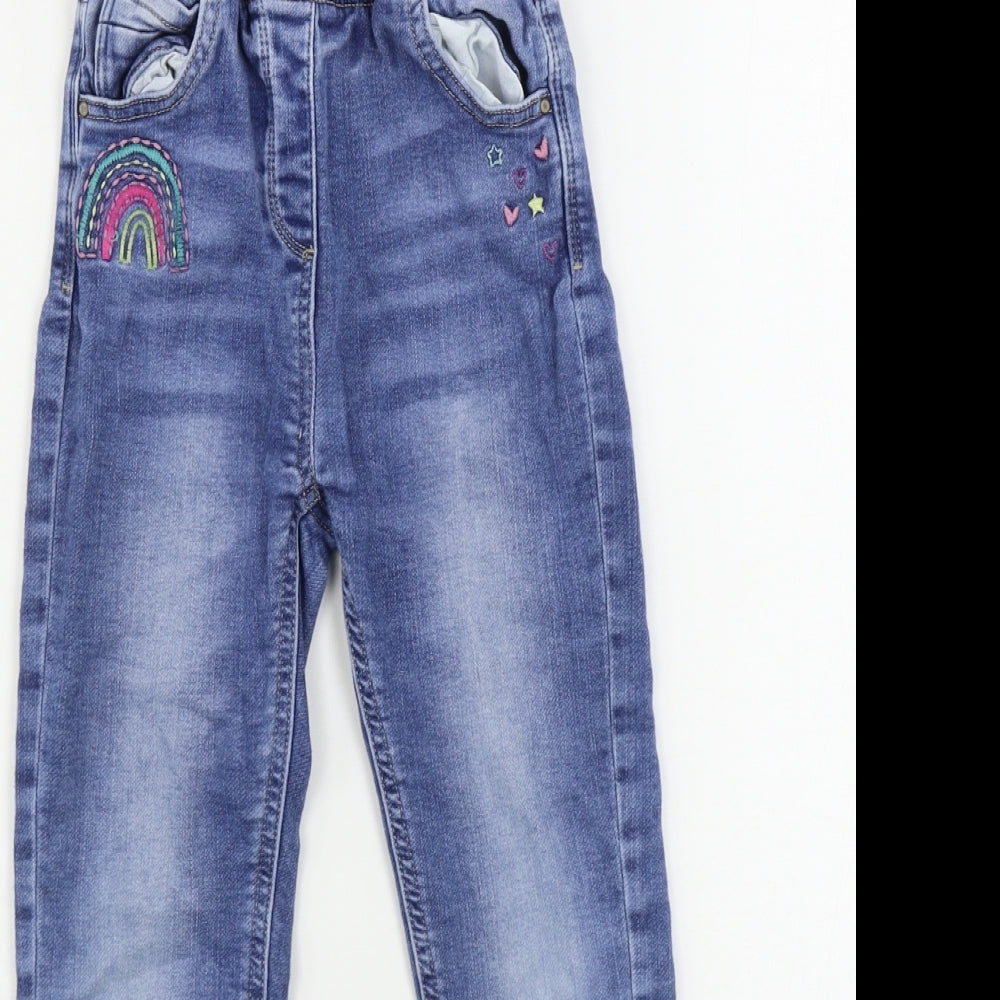 NEXT  Girls Blue   Straight Jeans Size 6-7 Years