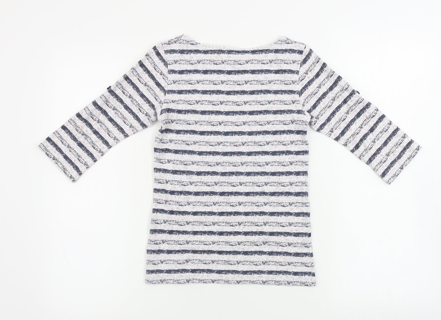 Peter Storm Girls Grey Geometric  Basic T-Shirt Size 7-8 Years