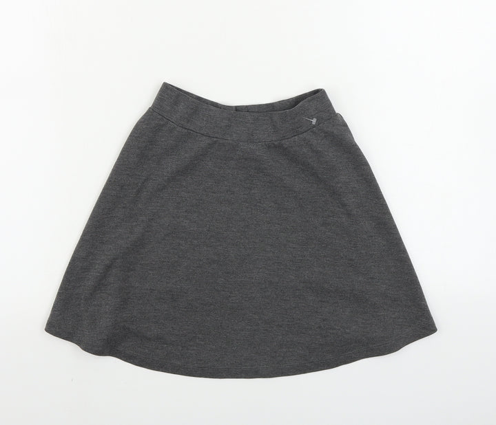 NEXT Girls Grey A-Line Skirt Size 9 Years