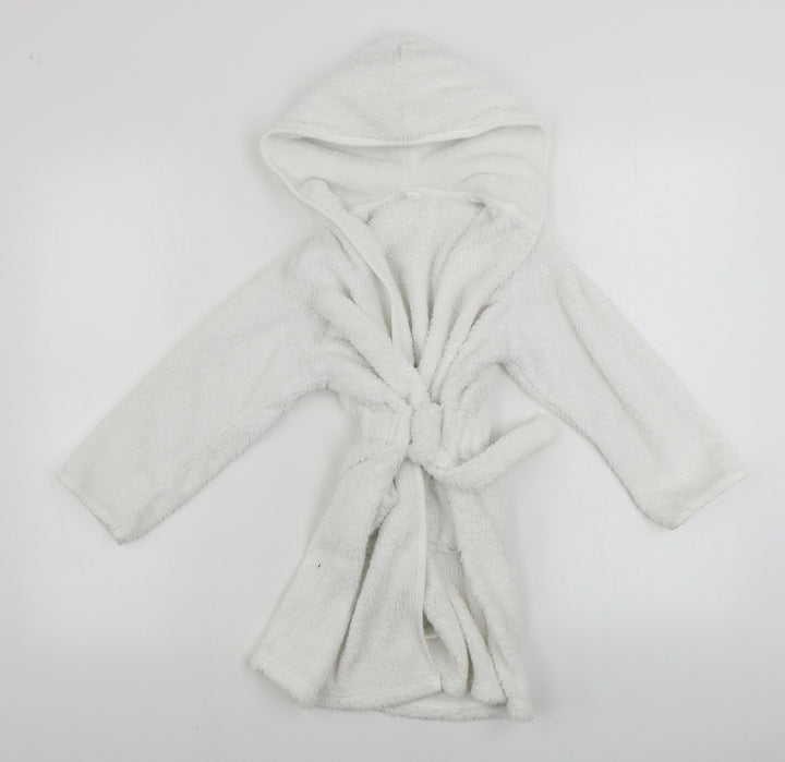Marks and Spencer  Girls White    Robe Size 4-5 Years