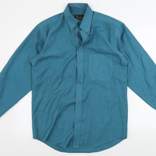 BHS  Mens Green    Button-Up Size 14