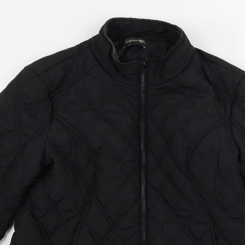 George  Womens Black   Jacket Coat Size 10
