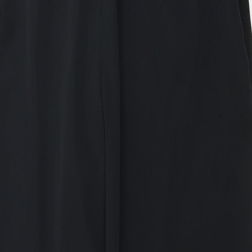 Marks and Spencer  Womens Black Paisley  Trousers  Size 12 L25 in