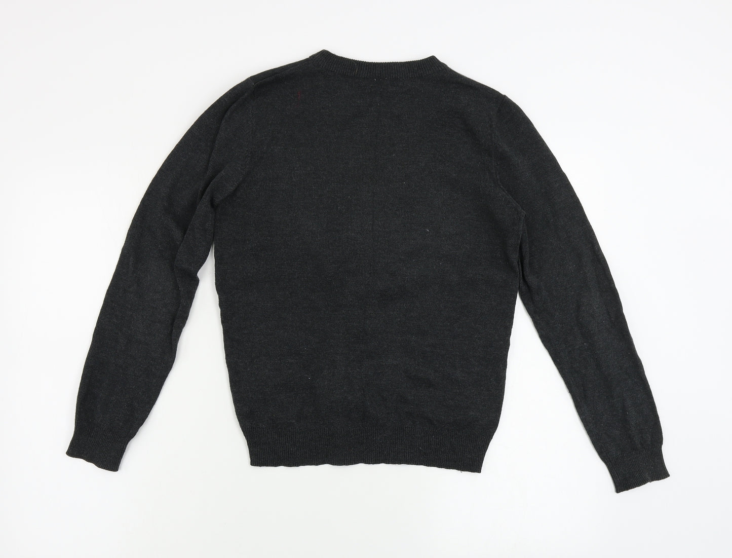 lily&dan    Boys Grey   Pullover Jumper Size 11-12 Years  - Christmas Jumper