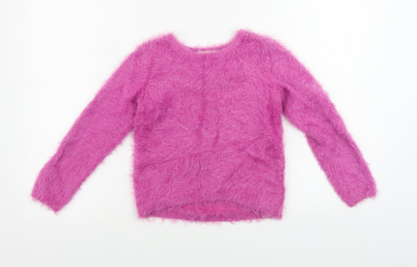 H&M  Girls Pink   Pullover Jumper Size 7-8 Years