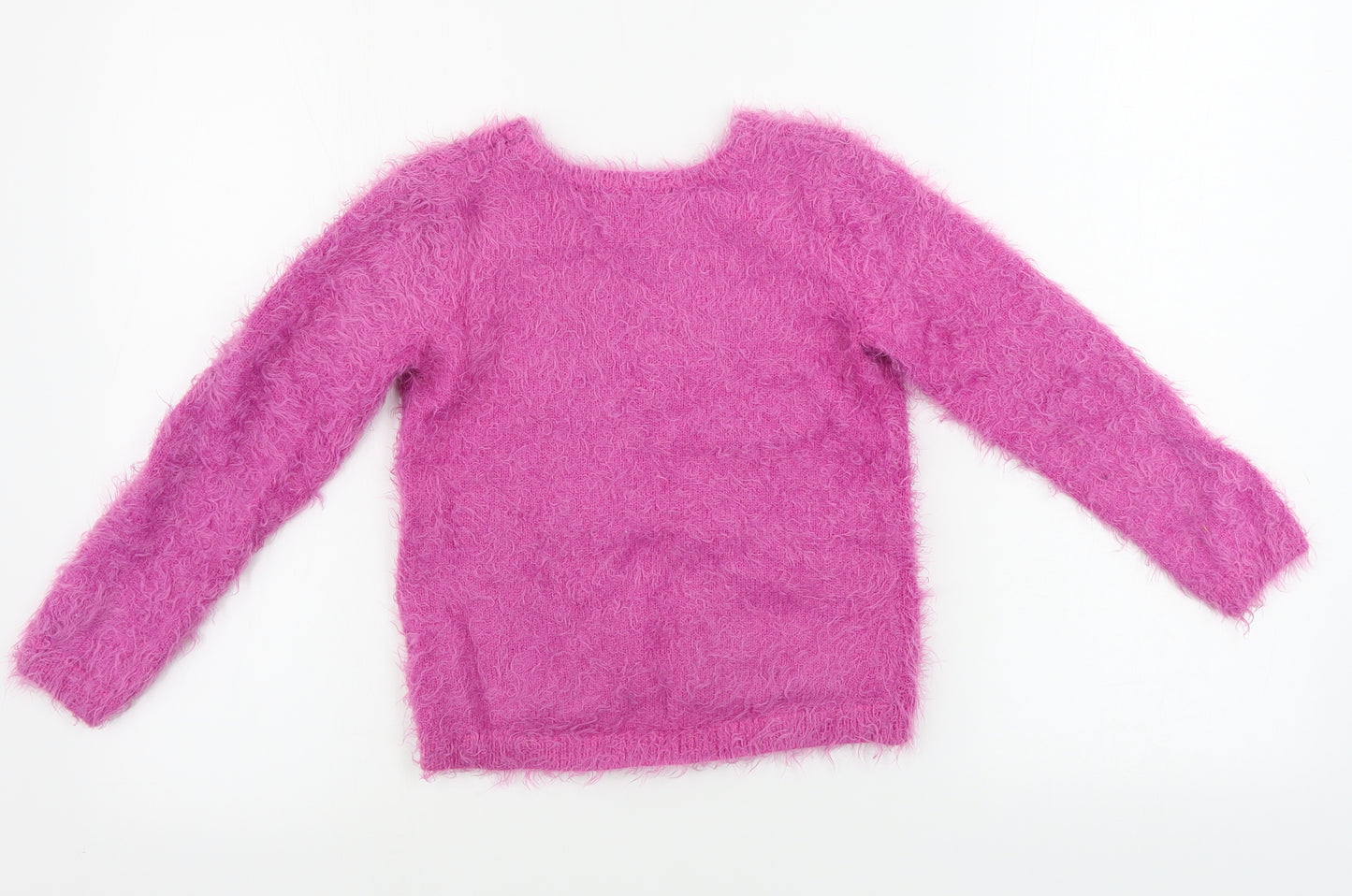 H&M  Girls Pink   Pullover Jumper Size 7-8 Years