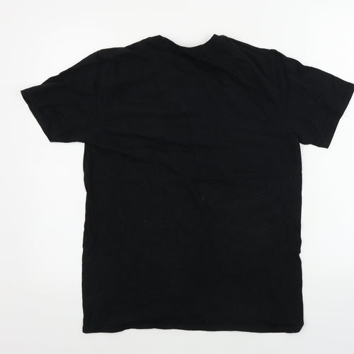 Gildan  Mens Black    T-Shirt Size M
