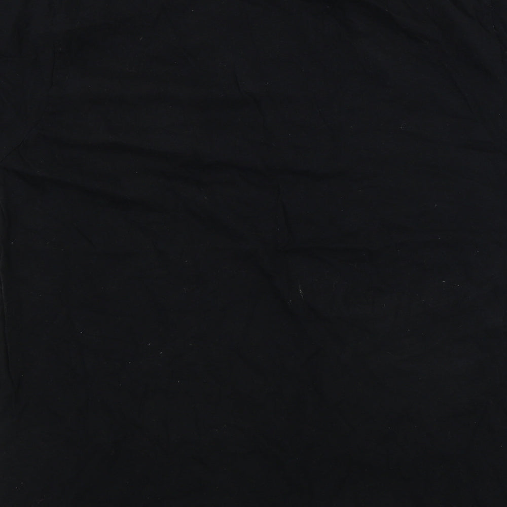 Gildan  Mens Black    T-Shirt Size M