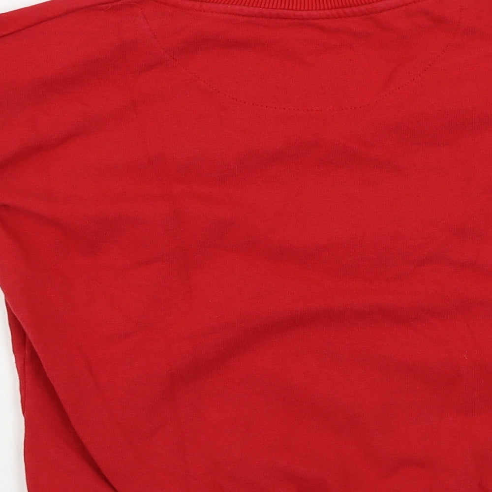 F&F  Boys Red   Pullover Jumper Size 8-9 Years  - Christmas Jumper