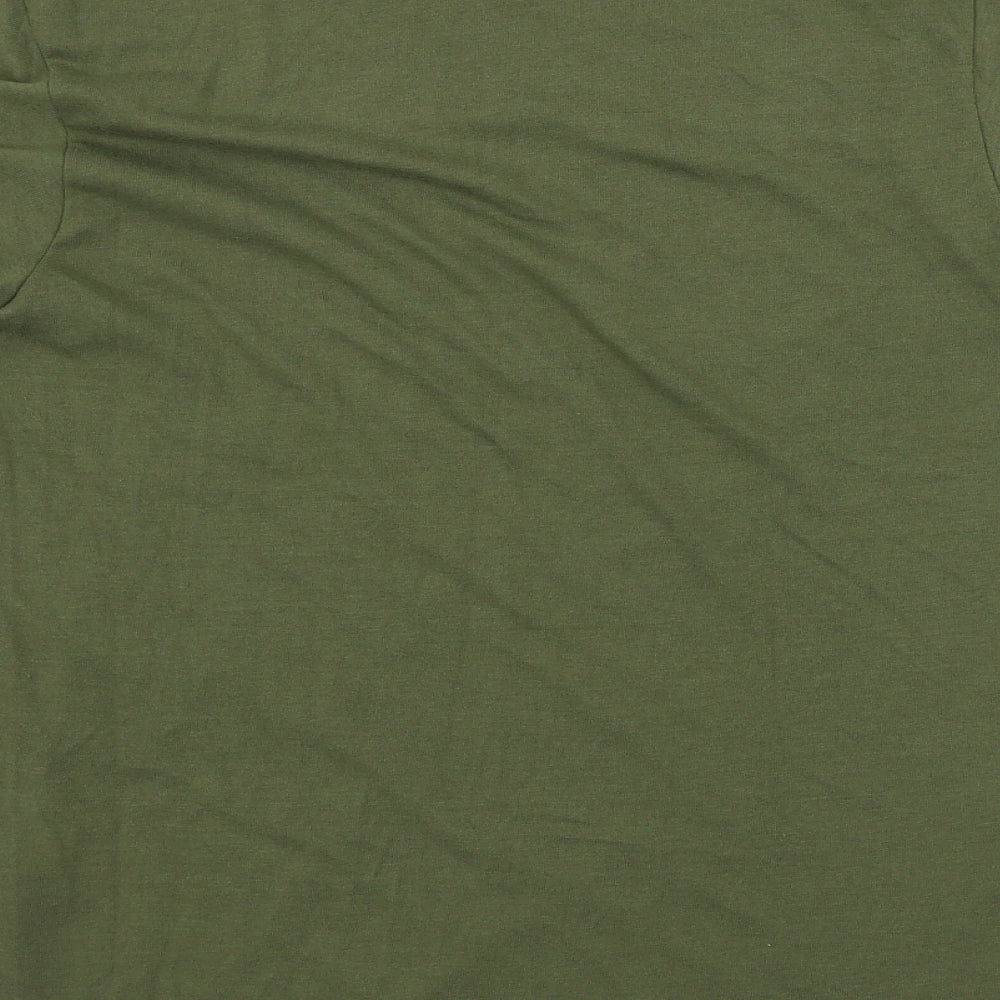 Soffe  Mens Green    T-Shirt Size S