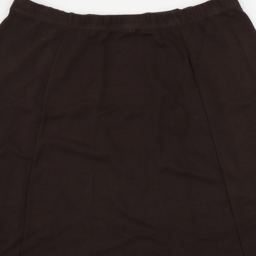 Bonmarché  Womens Brown   A-Line Skirt Size L