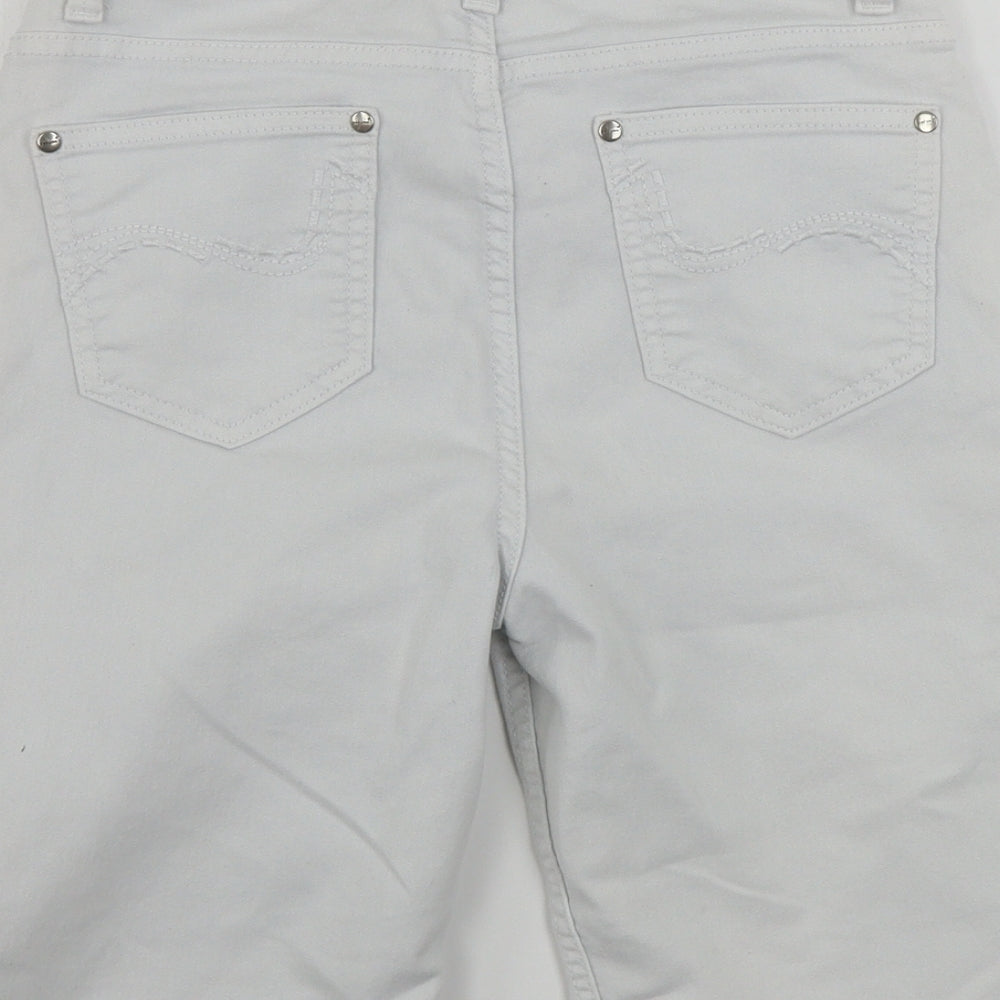 peruna Womens White   Cut-Off Shorts Size 28 in