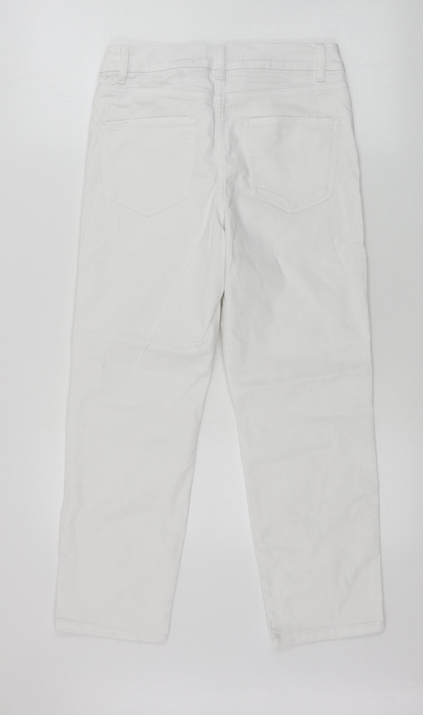 NEXT  Womens White   Skinny Jeans Size 8 L25 in