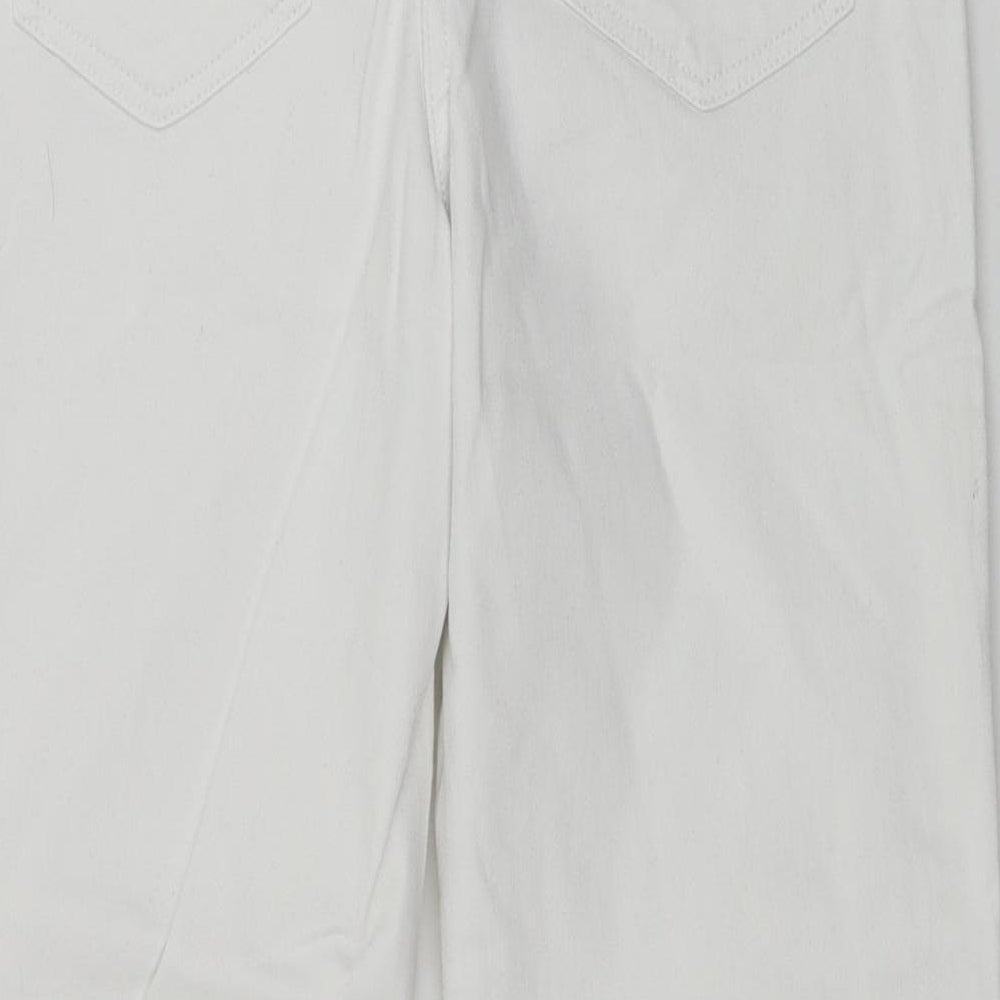 NEXT  Womens White   Skinny Jeans Size 8 L25 in