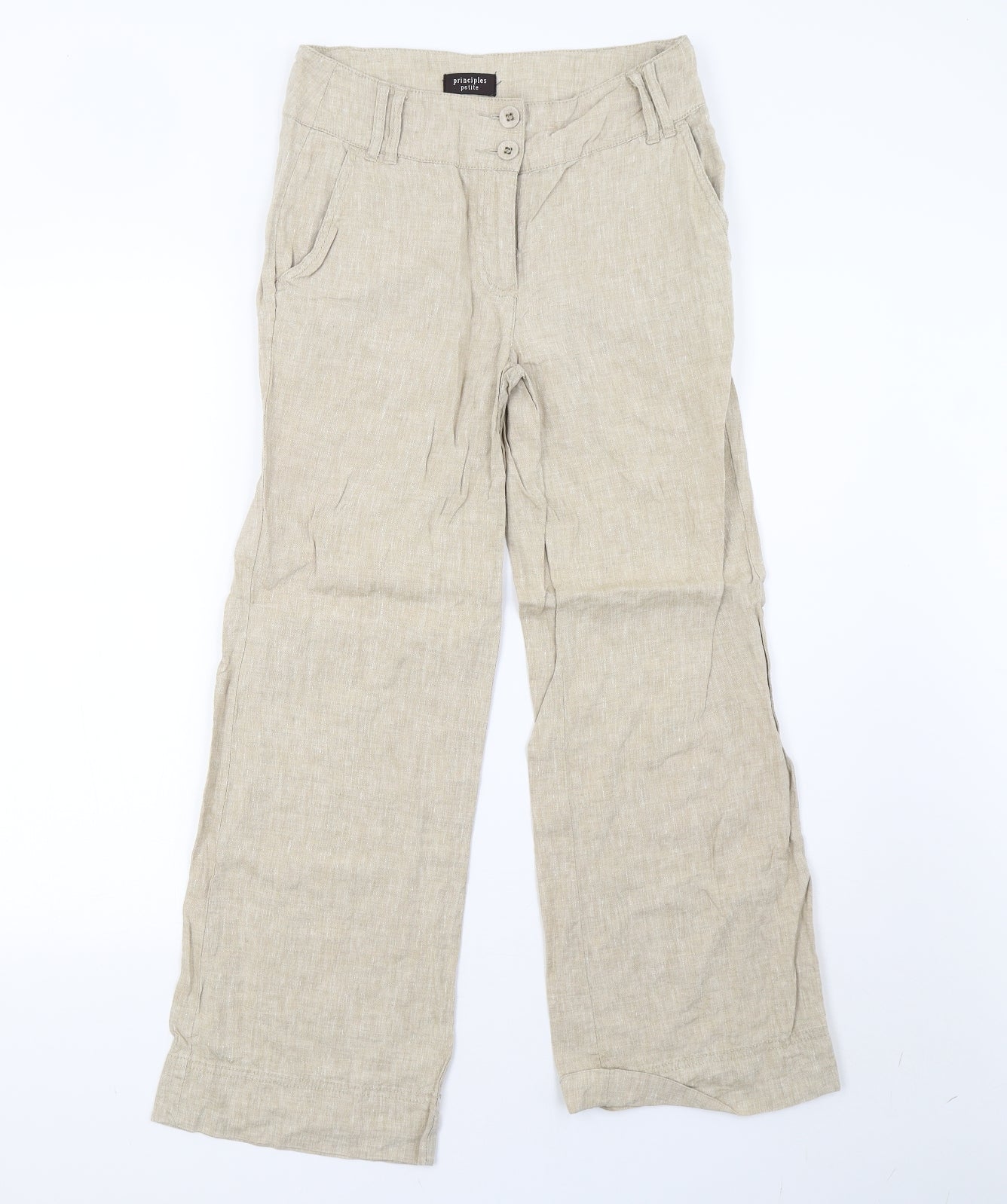 Principles Womens Beige   Trousers  Size 8 L26 in