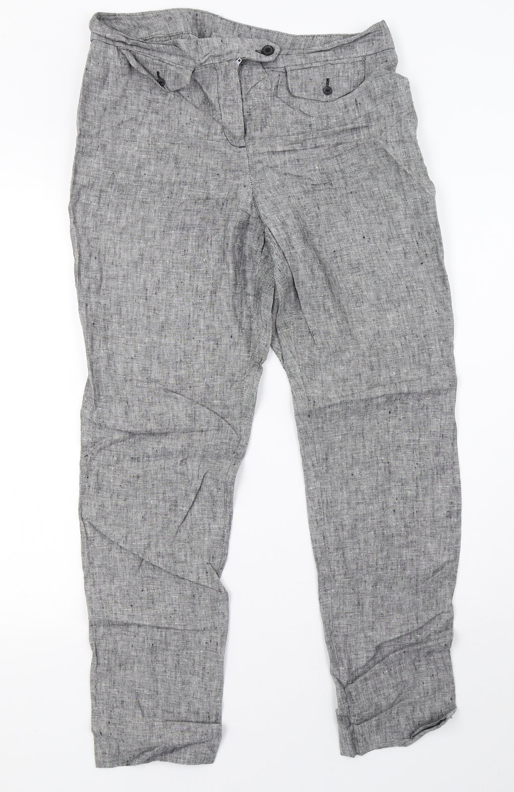 Sainsburys Womens Grey   Trousers  Size 10 L30 in