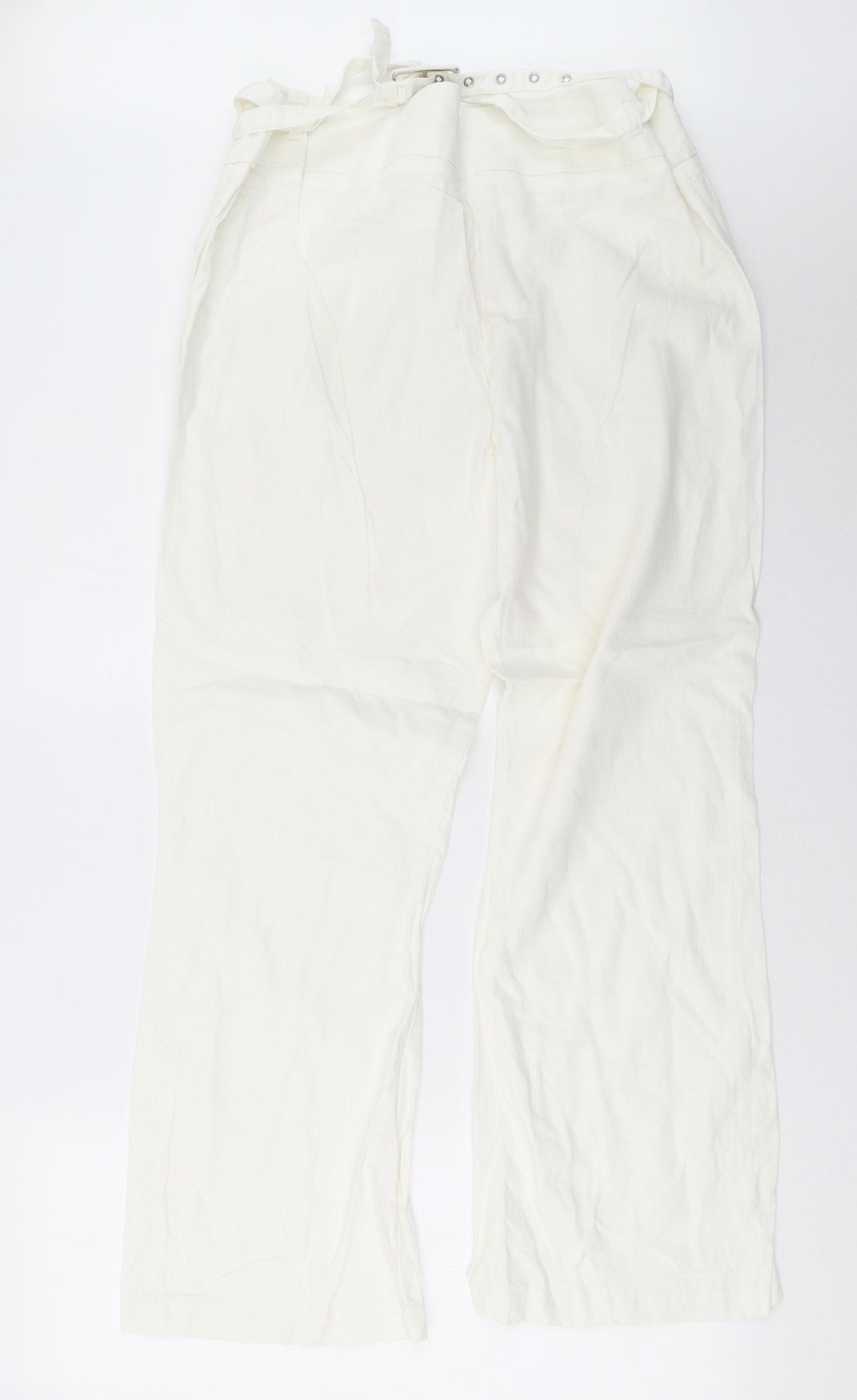 George Womens White   Trousers  Size 18 L30 in