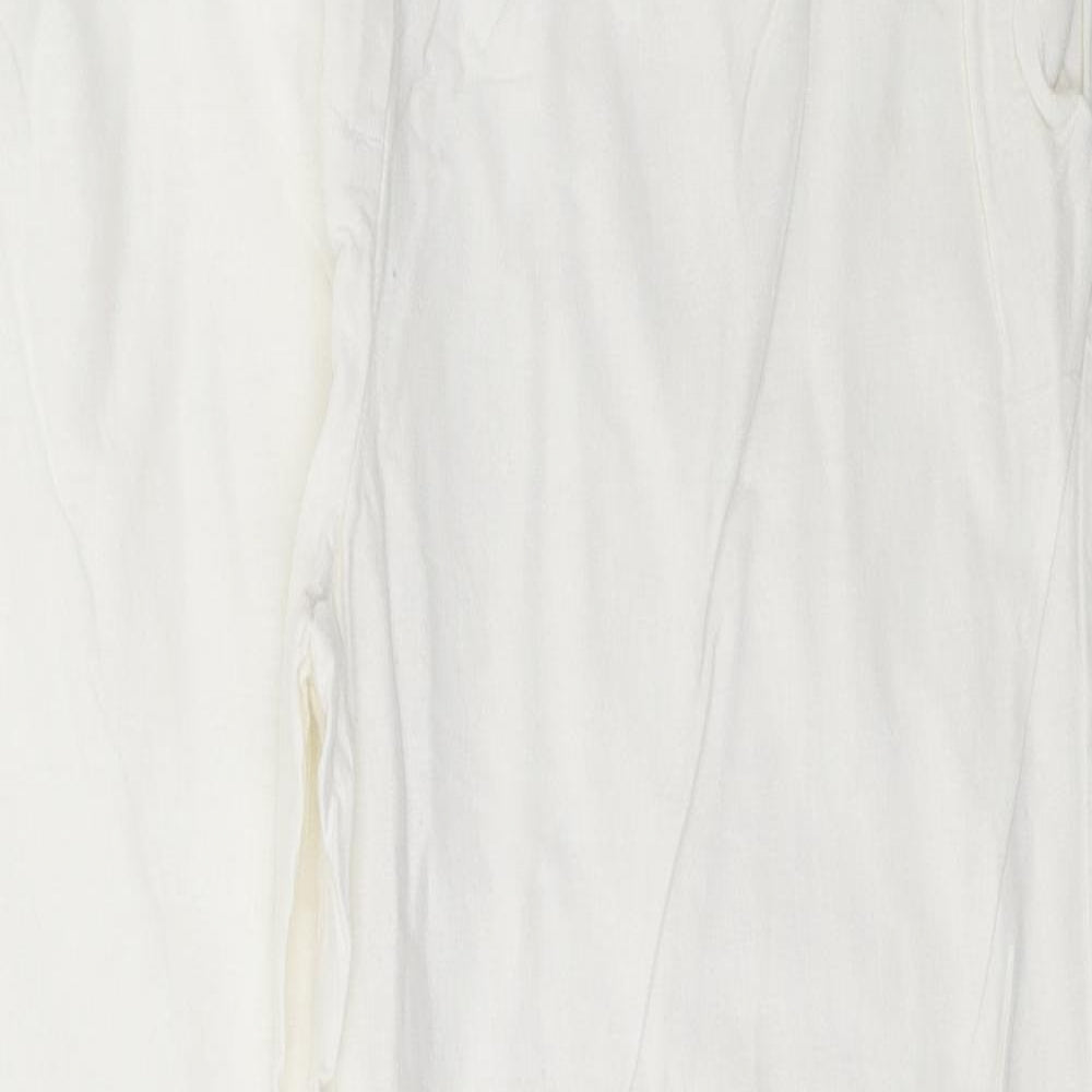 George Womens White   Trousers  Size 18 L30 in