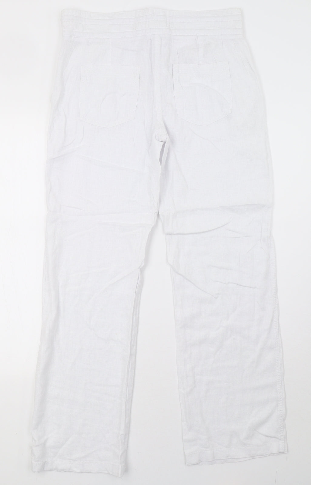 NEXT Womens White   Trousers  Size 10 L32 in
