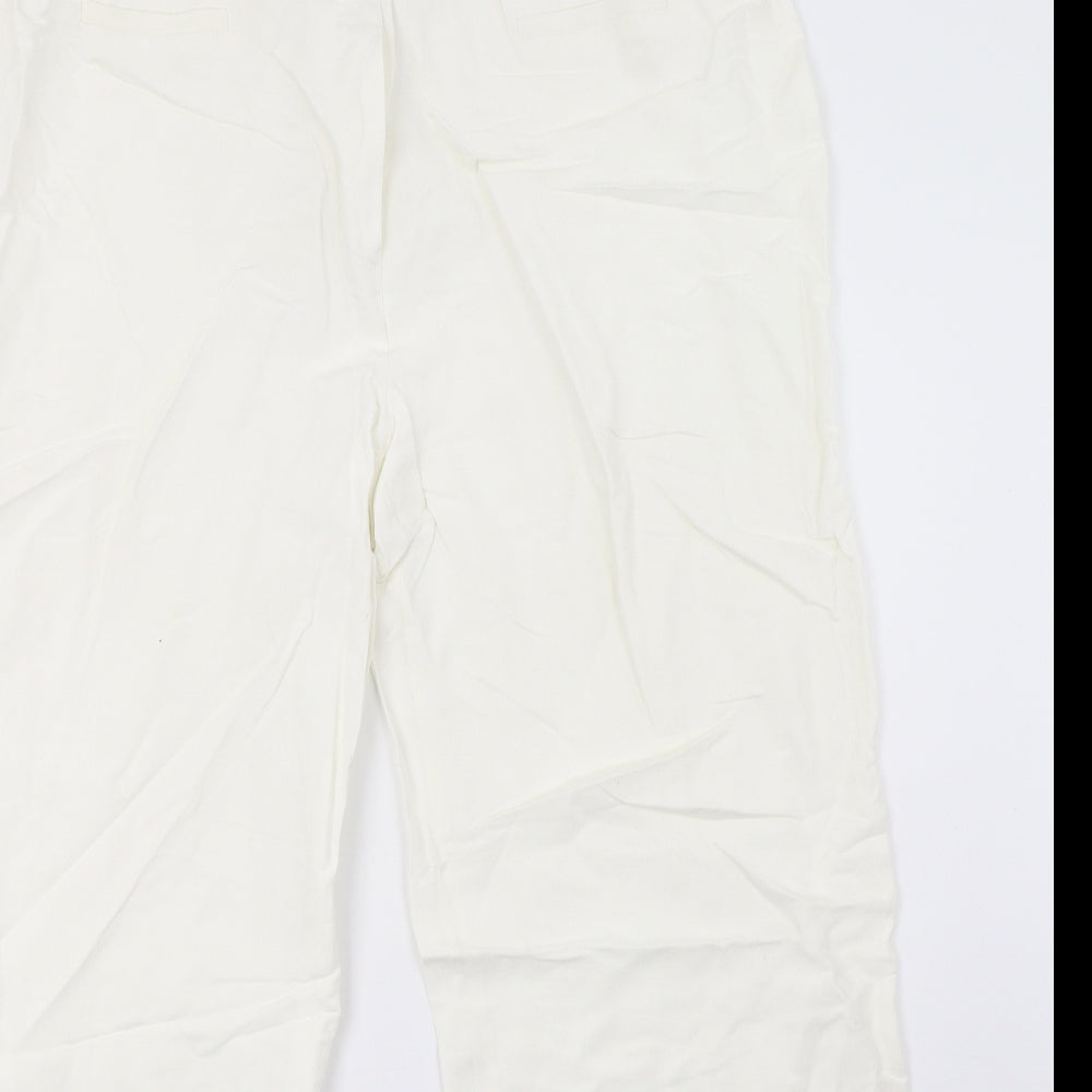 Principles Womens White   Trousers  Size 18 L30 in
