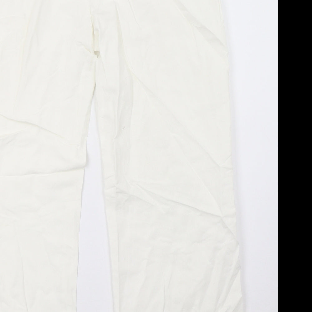 Principles Womens White   Trousers  Size 18 L30 in